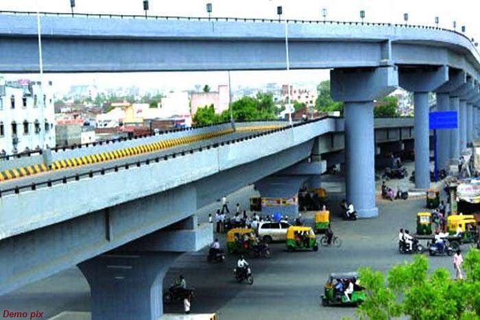 l Bambala bridge will be build in 6 lane on NH 12 jaipur