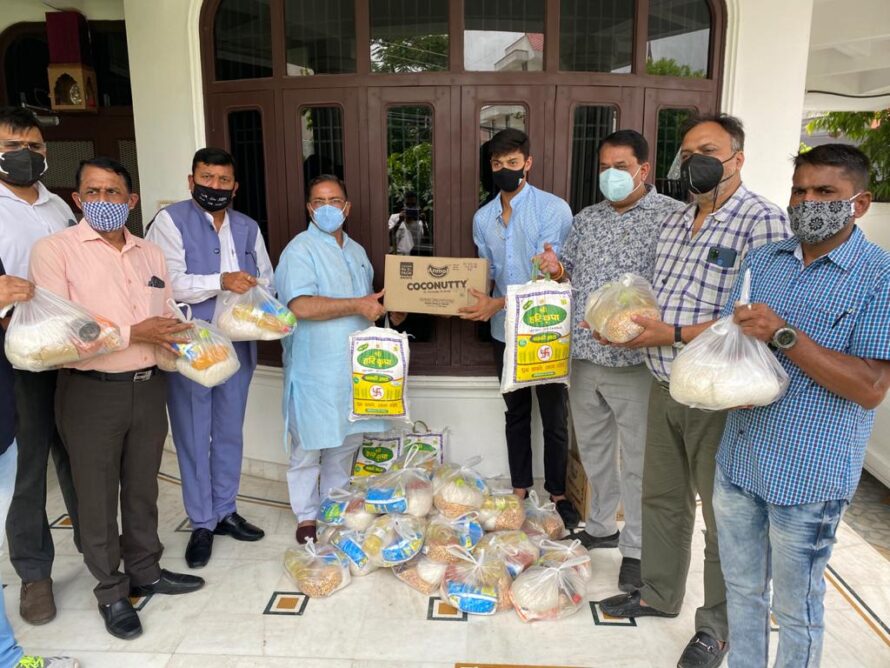 Vipra Foundation gave 60 ration kits to needy families