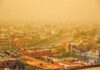 जयपुर सहित कई जिलों में तेज धूल भरी आंधिया चली