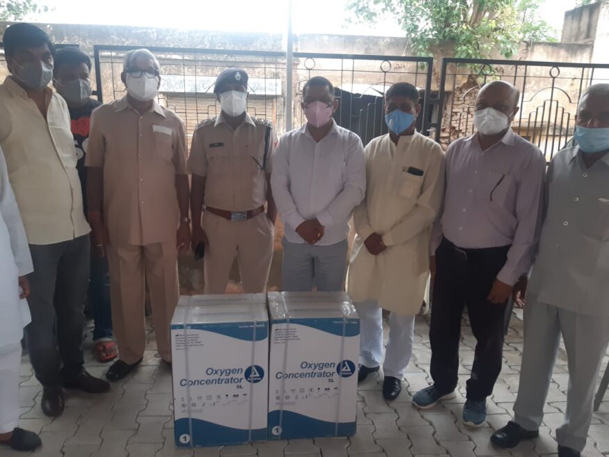 पिलानी व सुरजगढ़ में विप्र आक्सीजन बैंक स्थापित vipra oxygen bank बोचिवाल चैरिटेबल ट्रस्ट