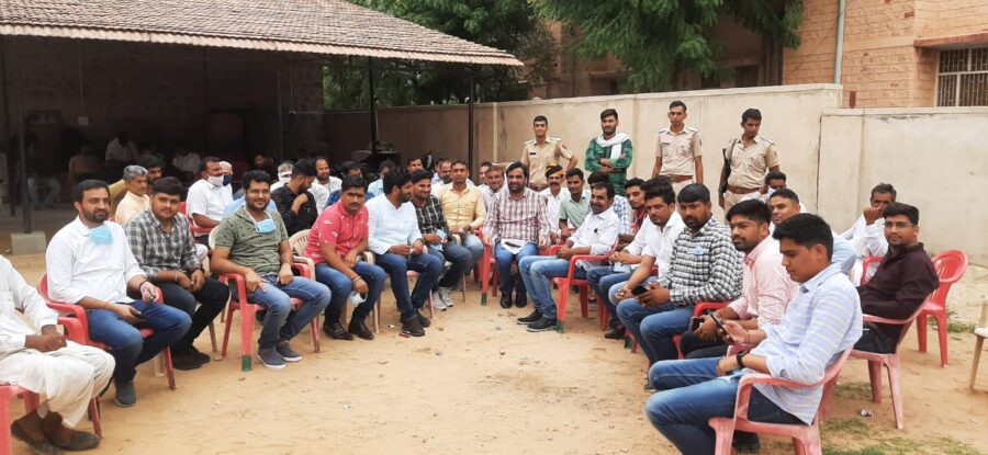 आरएलपी सांसद बेनीवाल ने दिल्ली रवाना होने से आवास पर की नियमित जन-सुनवाई