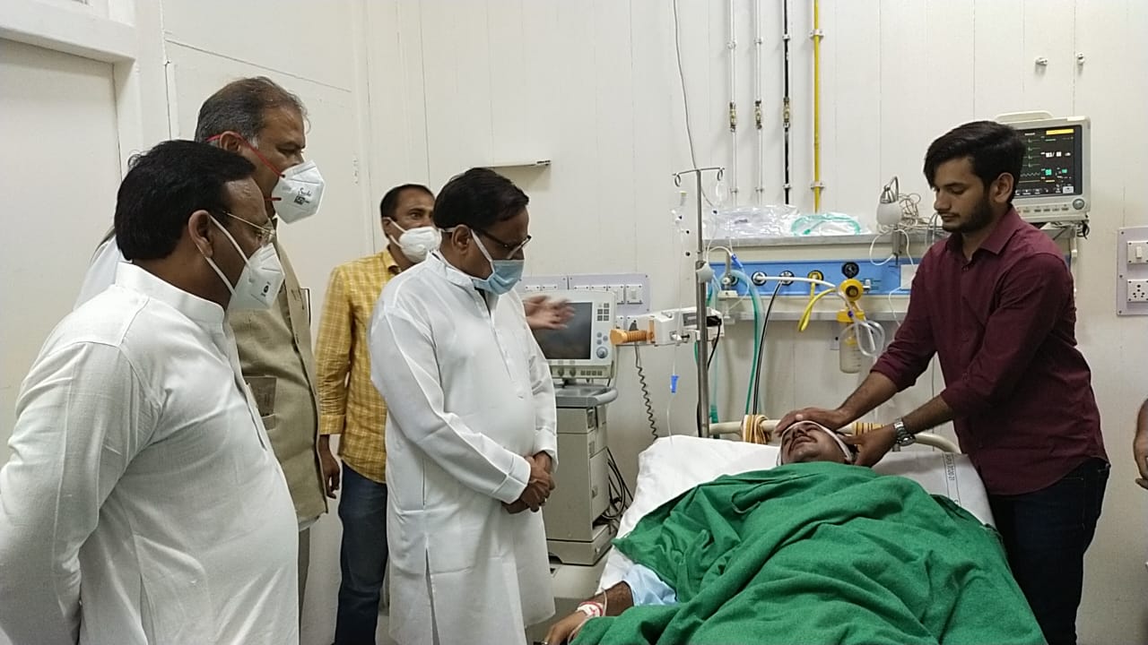 विधायक इन्द्रराज गुर्जर अस्वस्थ, एसएमएस में भर्ती