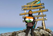 Beniwal congratulates mountaineer Geeta Samota on phone | बेनीवाल ने पर्वतारोही गीता सामोता को दी दूरभाष पर बधाई