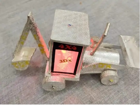 सांवलिया सेठ को चांदी की JCB भेंट