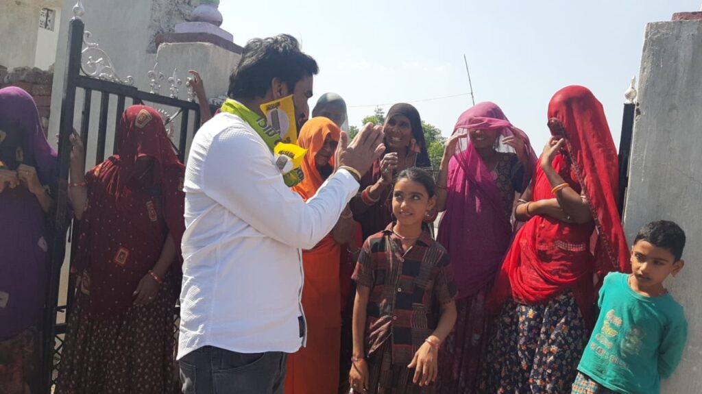 Time to give political freedom to the people of Vallabhnagar, public atmosphere in favor of RLP - Hanuman Beniwal | वल्लभनगर की जनता को राजनैतिक आजादी दिलाने का वक्त, आरएलपी के पक्ष में जनता का माहौल - हनुमान बेनीवाल