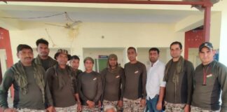 धौलपुर डीएसटी की टीम ने हथियारों के साथ दो को पकड़ा, 315 बोर का देशी कट्‌टा और जिंदा कारतूस बरामद