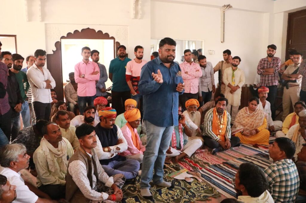 भाजपा-कांग्रेस के नेता सीमेंट कम्पनियों के मुनीम बने हुए है - हनुमान बेनीवाल