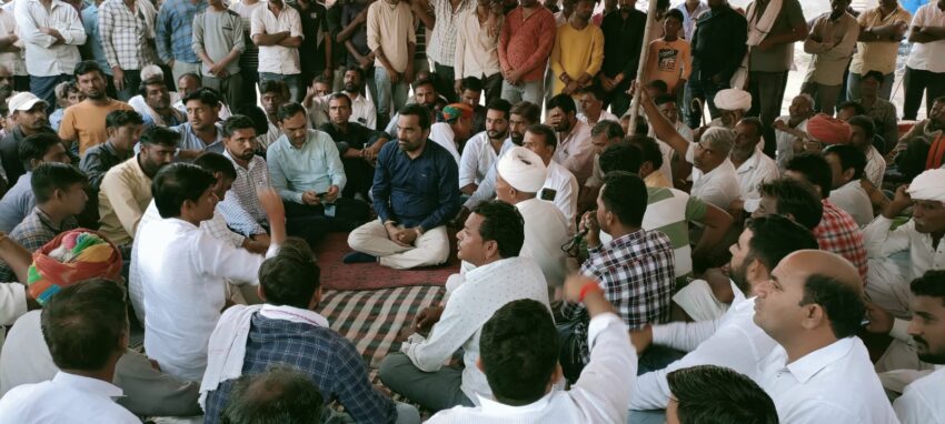 नागौर का भावण्डा हत्याकांड : आज भी कोई सुलह नहीं हो पाई, शव के साथ पुलिस थाने का घेराव 1 भावण्डा