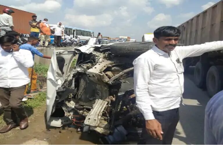 35 फीट ऊंची पुलिया से नीचे गिरी कार, खुला अपहरण का राज