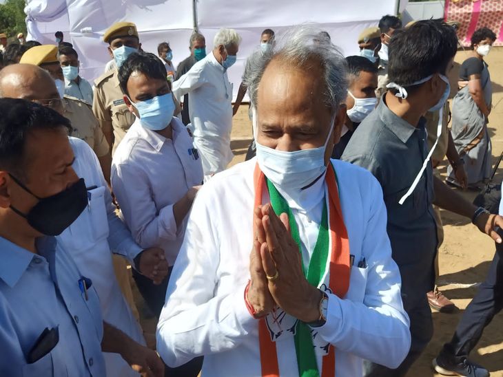 After Jodhpur, CM Ashok Gehlot reached Nagaur| जोधपुर के बाद नागौर पहुंचे CM अशोक गहलोत
