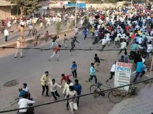 अमरावती में बंद के दौरान पथराव और लाठीचार्ज