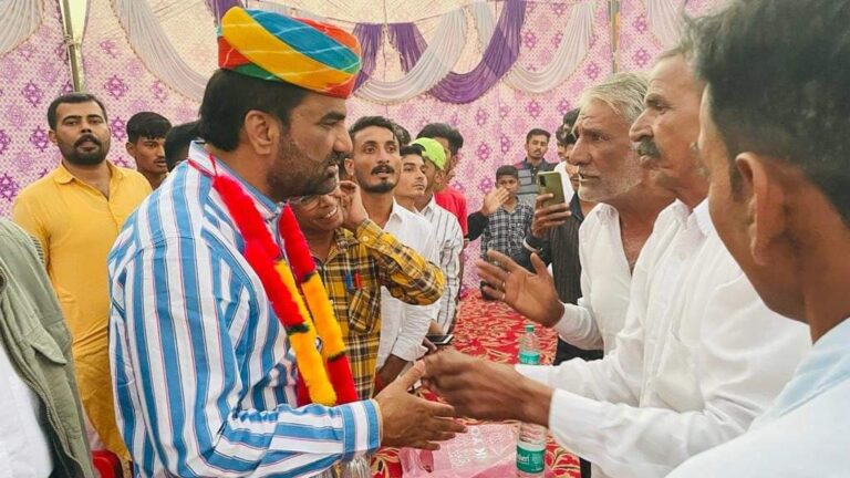 आरएलपी संयोजक व नागौर सांसद हनुमान बेनीवाल का हनुमानगढ़ दौरा, दर्जनों गांवो में किया जन संवाद