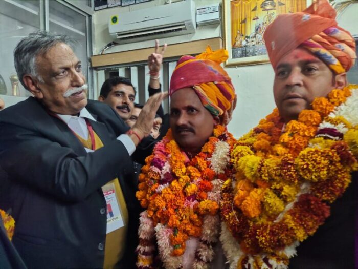 दी बार एसोसिएशन, जयपुर के चुनाव संपन्न: कमल किशोर शर्मा अध्यक्ष, मनोज शर्मा महासचिव