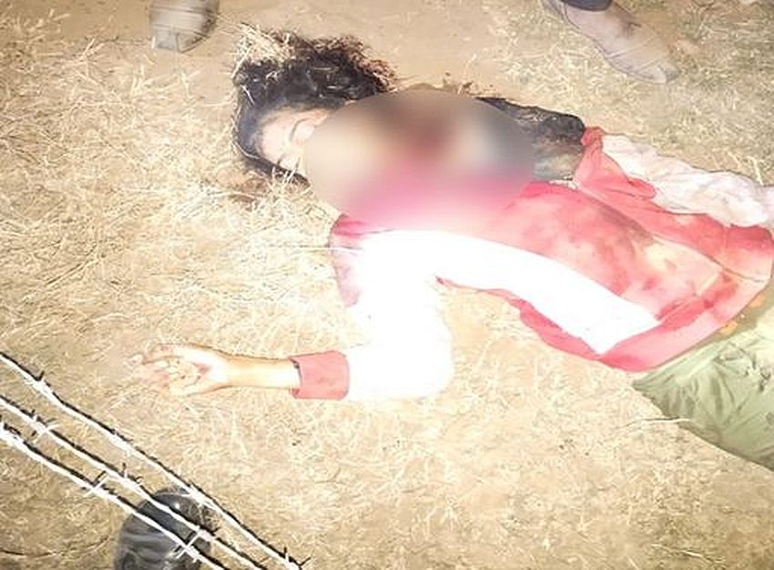 जयपुर में गला काटकर युवती की हत्या, 150 मीटर दूर मेड़ पर मिली लाश