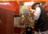 गृहमंत्री अमित शाह जैसलमेर दौरे पर , तनोट माता के किए दर्शन