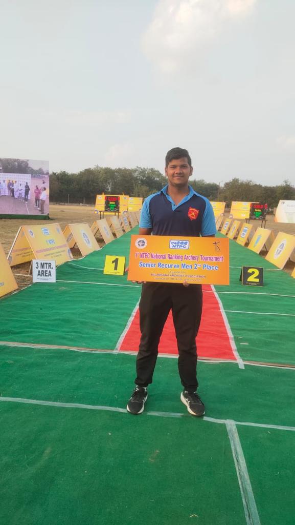 तीरन्दाजी के भारतीय दल मे शामिल राहुल