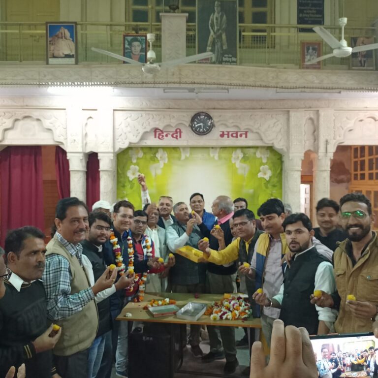 श्री हिन्दी साहित्य समिति भरतपुर को सरकारी सरक्षंण प्रदान करने पर सीएम का जताया आभार