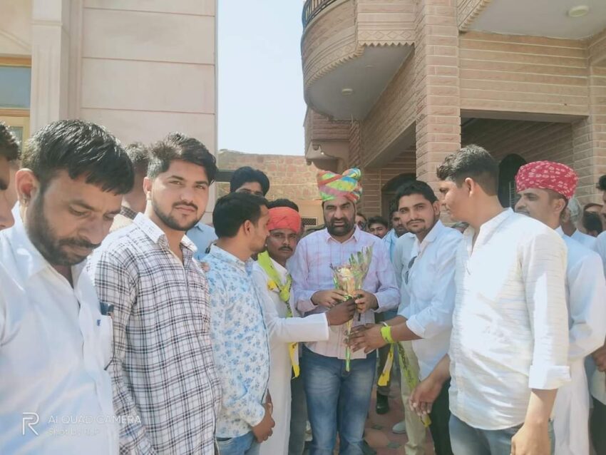 नागौर सांसद बेनीवाल ने की आवास पर जन सुनवाई,खींवसर क्षेत्र का किया दौरा