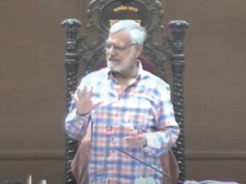 राम दरबार गिराए जाना दुर्भाग्यपूर्ण घटना - स्पीकर जोशी