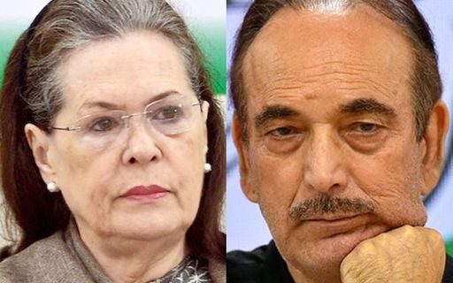 गुलाम नबी की सोनिया से मुलाकात, बोले -सोनिया अंतरिम अध्यक्ष बनी रहेगी