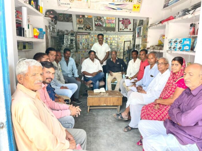 पूर्व विधायक भीण्डर ने कानोड़ में की जन सुनवाई