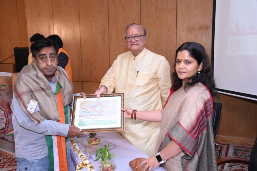 सुरेश सिंधु को सिंधी संस्कृति संवर्धन सम्मान