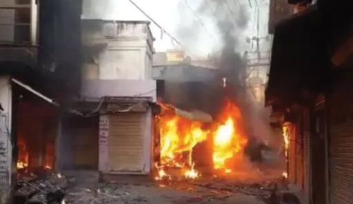 करौली में तनावपूर्ण शांति, पुलिस का फ्लैगमार्च, 4 अप्रैल तक कर्फ्यू