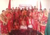 फाग एवं गणगौर महोत्सव में महिलाओं ने दी शानदार सांस्कृतिक प्रस्तुति