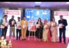बॉलीवुड अभिनेत्री भाग्यश्री ने की इंडो एशिया लीडरशिप अवॉर्ड सेरेमनी और जर्नल टॉक मीडिया मैगज़ीन का विमोचन